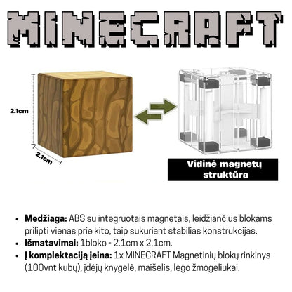 Minecraft kaladėlių rinkinys
